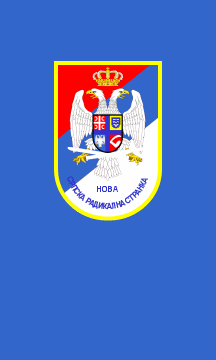 [New Serbian Radical Party flag]